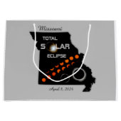 Missouri Solar Eclipse Große Geschenktasche Geschenktüte (Vorderseite)