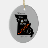 Missouri Solar Eclipse Keramik Ornament (Rechts)