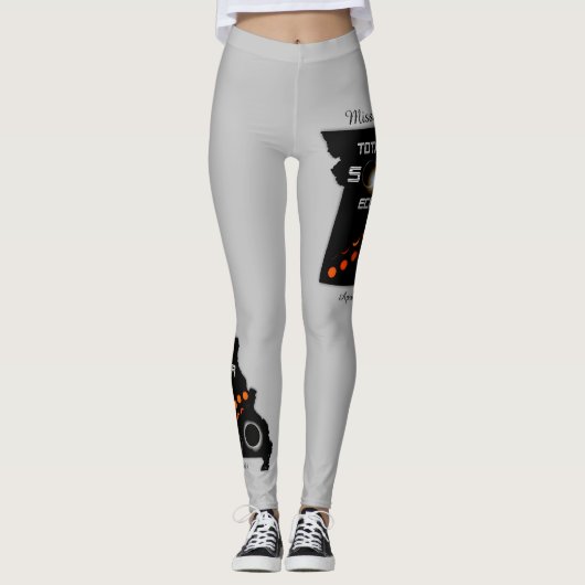 Missouri Solar Eclipse Leggings (Vorderseite)