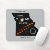 Missouri Solar Eclipse Mousepad (Mit Mouse)