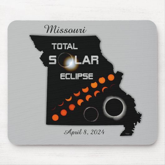 Missouri Solar Eclipse Mousepad (Vorne)