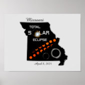 Missouri Solar Eclipse Poster (Vorne)
