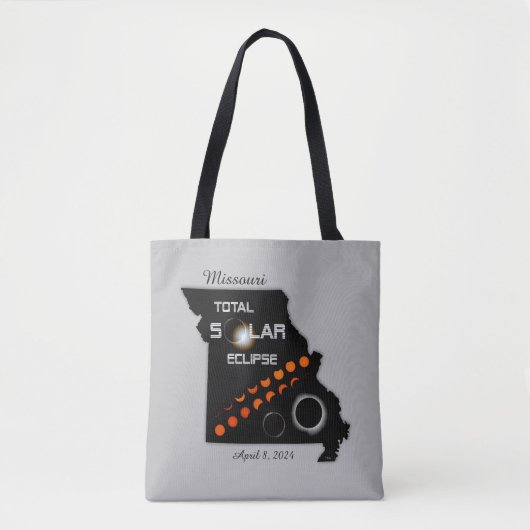 Missouri Solar Eclipse Tote Bag Tasche (Vorderseite)