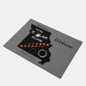 Missouri Solar Eclipse Welcome Doormat Fußmatte (Schrägansicht)