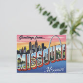 Missouri St. Louis Gateway Arch Postkarte (Stehend Vorderseite)