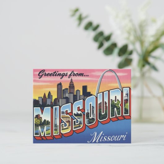 Missouri St. Louis Gateway Arch Postkarte (Stehend Vorderseite)