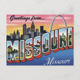 Missouri St. Louis Gateway Arch Postkarte