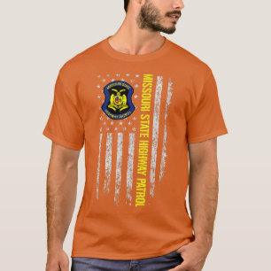 Missouri Staat Highway Patrol American Flag T-Shirt