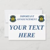 Missouri Staat Highway Patrol Ankündigung (Rückseite)