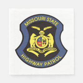 Missouri Staat Highway Patrol Serviette