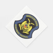 Missouri Staat Highway Patrol Serviette (Ecke)