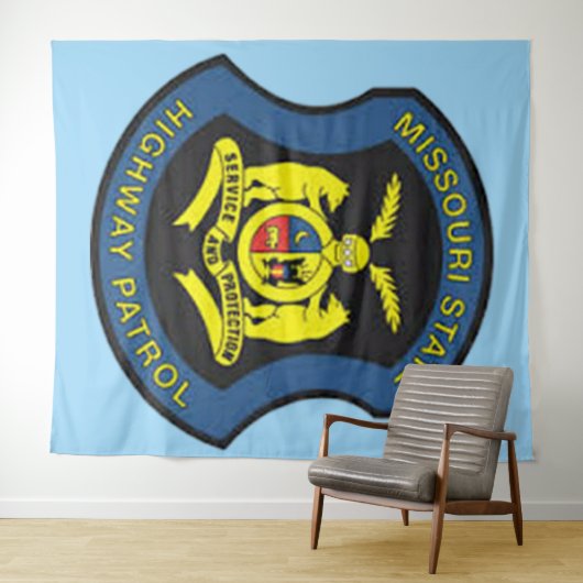 Missouri Staat Highway Patrol Wandteppich (Beispiel (Horizontal))