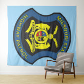 Missouri Staat Highway Patrol Wandteppich (Beispiel (Horizontal))