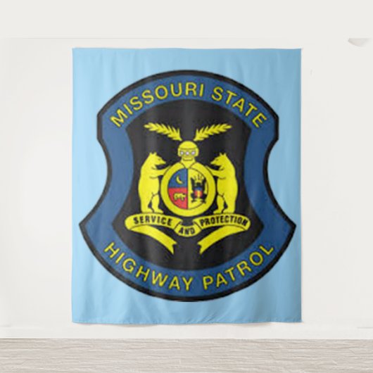 Missouri Staat Highway Patrol Wandteppich (Vorderseite)