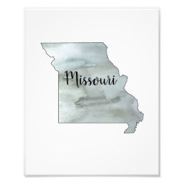 Missouri Staat Illustration Art Fotodruck
