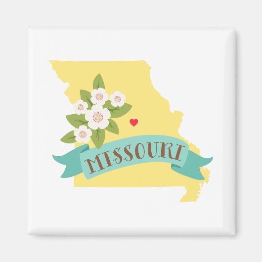 Missouri Staat Magnet (Vorne)