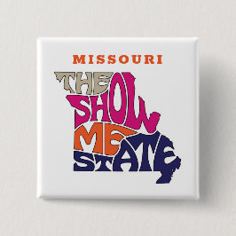 Missouri Staat Nickname Word Art Button