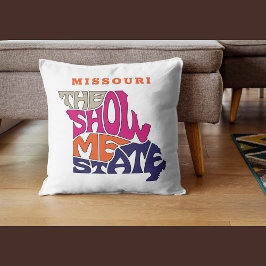 Missouri Staat Nickname Word Art Kissen