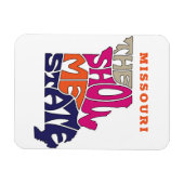 Missouri Staat Nickname Word Art Magnet (Horizontal)