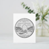 Missouri Staat Quarter Postkarte (Stehend Vorderseite)