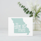 Missouri Staat Slogan Motto Postkarte (Stehend Vorderseite)