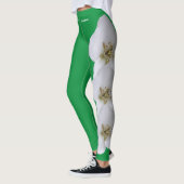 Missouri Staat White Hawthorn Blume Leggings (Links)
