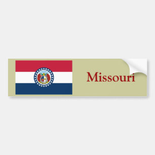 Missouri-Staats-Flagge Autoaufkleber