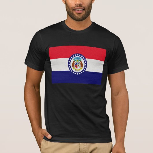 Missouri-Staats-Flagge T-Shirt (Vorderseite)
