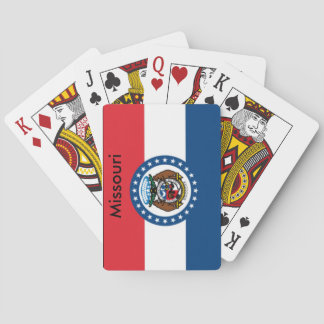 Missouri-Staats-Flaggen-Spielkarten Spielkarten
