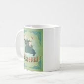 Missouri-Staats-Karte - Grün Kaffeetasse (Vorderseite Links)