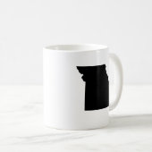 Missouri-Staats-Kontur Kaffeetasse (VorderseiteRechts)