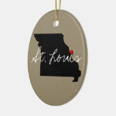 Missouri-Stadt Keramik Ornament (Links)