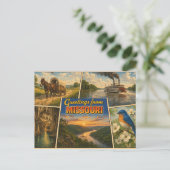Missouri State Postkarte (Stehend Vorderseite)