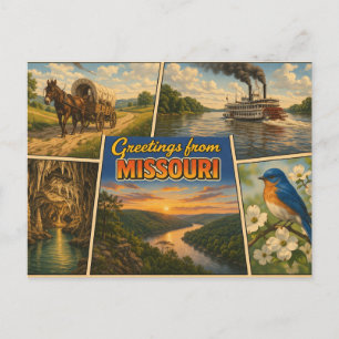 Missouri State Postkarte