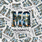 Missouri State Sticker | Rivers & Roots Nature Art