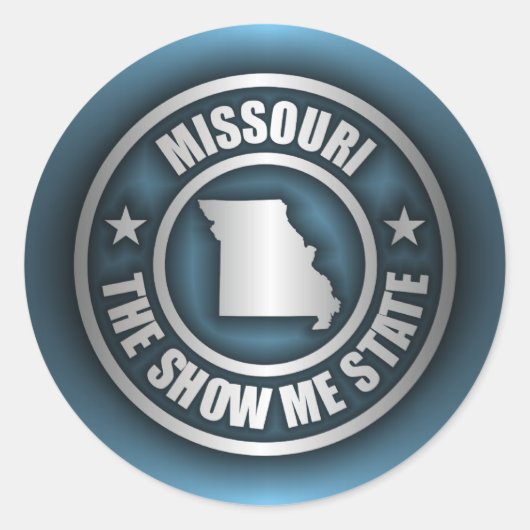 "Missouri Steel (Blue)" Stickers (Vorderseite)