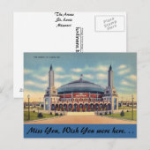 Missouri, The Arena, St. Louis Postkarte (Vorne/Hinten)
