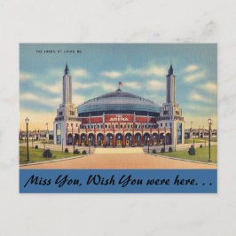 Missouri, The Arena, St. Louis Postkarte