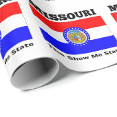 Missouri, The Show Me State, Geschenkpapier (Rolleneckpunkt)