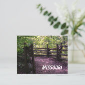 Missouri Trail Postkarte (Stehend Vorderseite)