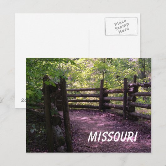 Missouri Trail Postkarte (Vorne/Hinten)