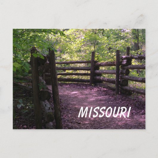 Missouri Trail Postkarte (Vorderseite)