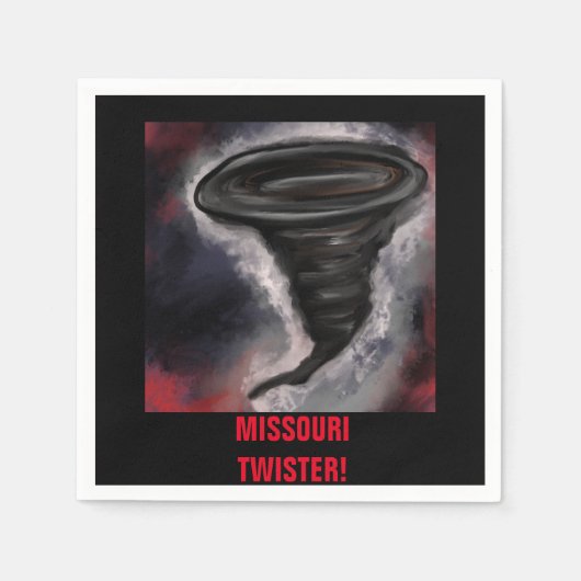 MISSOURI TWISTER SERVIETTE (Vorderseite)