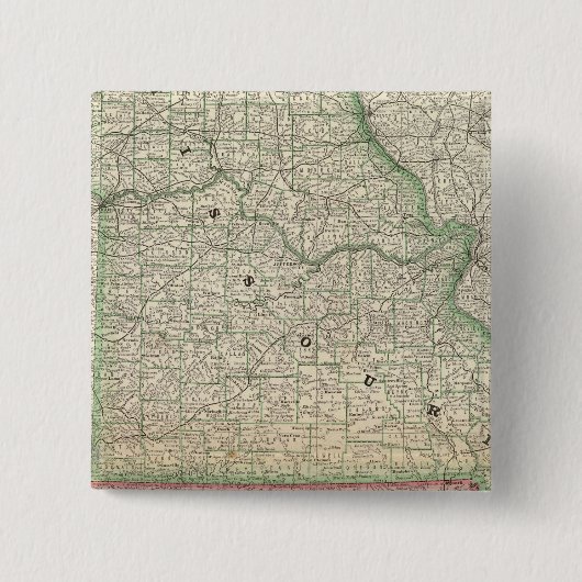 Missouri und Arkansas Button (Vorderseite)