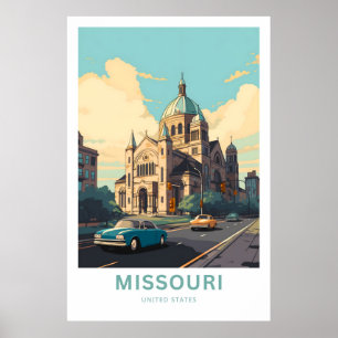 Missouri United States Travel Print Poster
