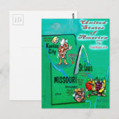 Missouri USA Card Postkarte (Vorne/Hinten)