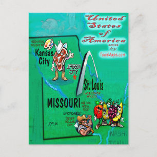 Missouri USA Card Postkarte