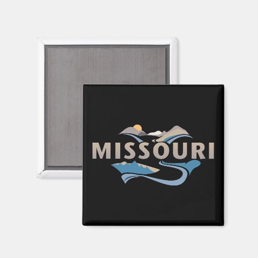 Missouri USA Magnet (Vorderseite/Rückseite)