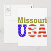 Missouri USA! Postkarte (Vorne/Hinten)