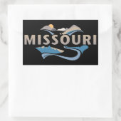 Missouri USA Rechteckiger Aufkleber (Tasche)